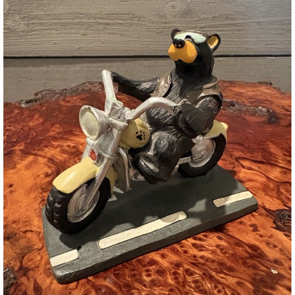 Bearfoots Bears by Jeff Fleming "Harley" Big Sky Carvers Figurine Used